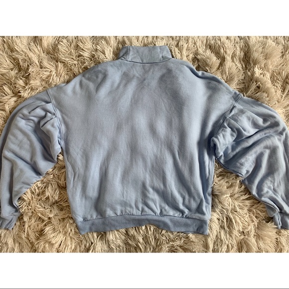 Dynamite mock neck puff sleeve sweater - Picture 2 of 5